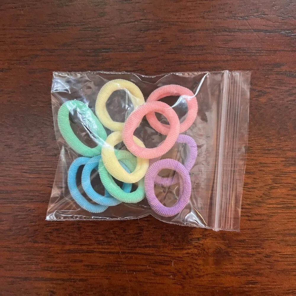Pastel hair elastics NWOT *free in bundle*