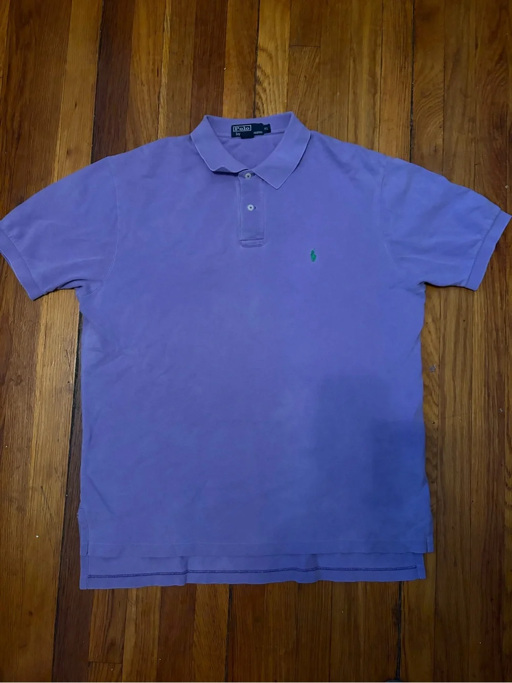 Ralph Lauren Lavender Polo Shirt with Green Pony