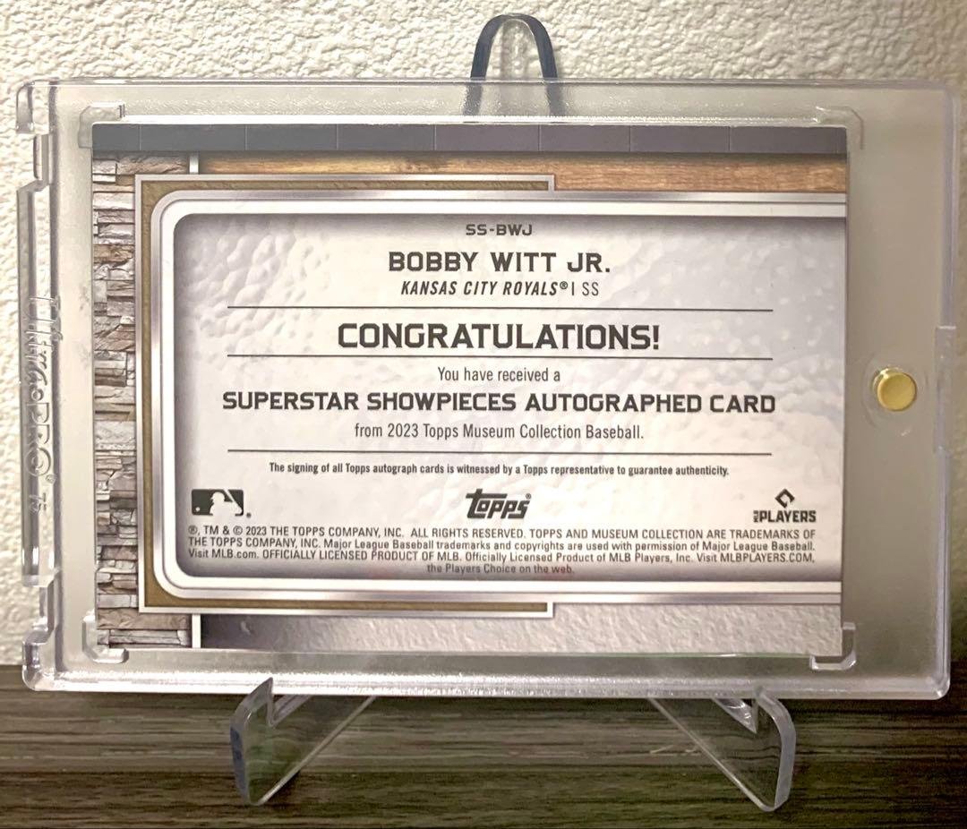 Bobby Witt Jr. Autographed Card with Inscription 07/25